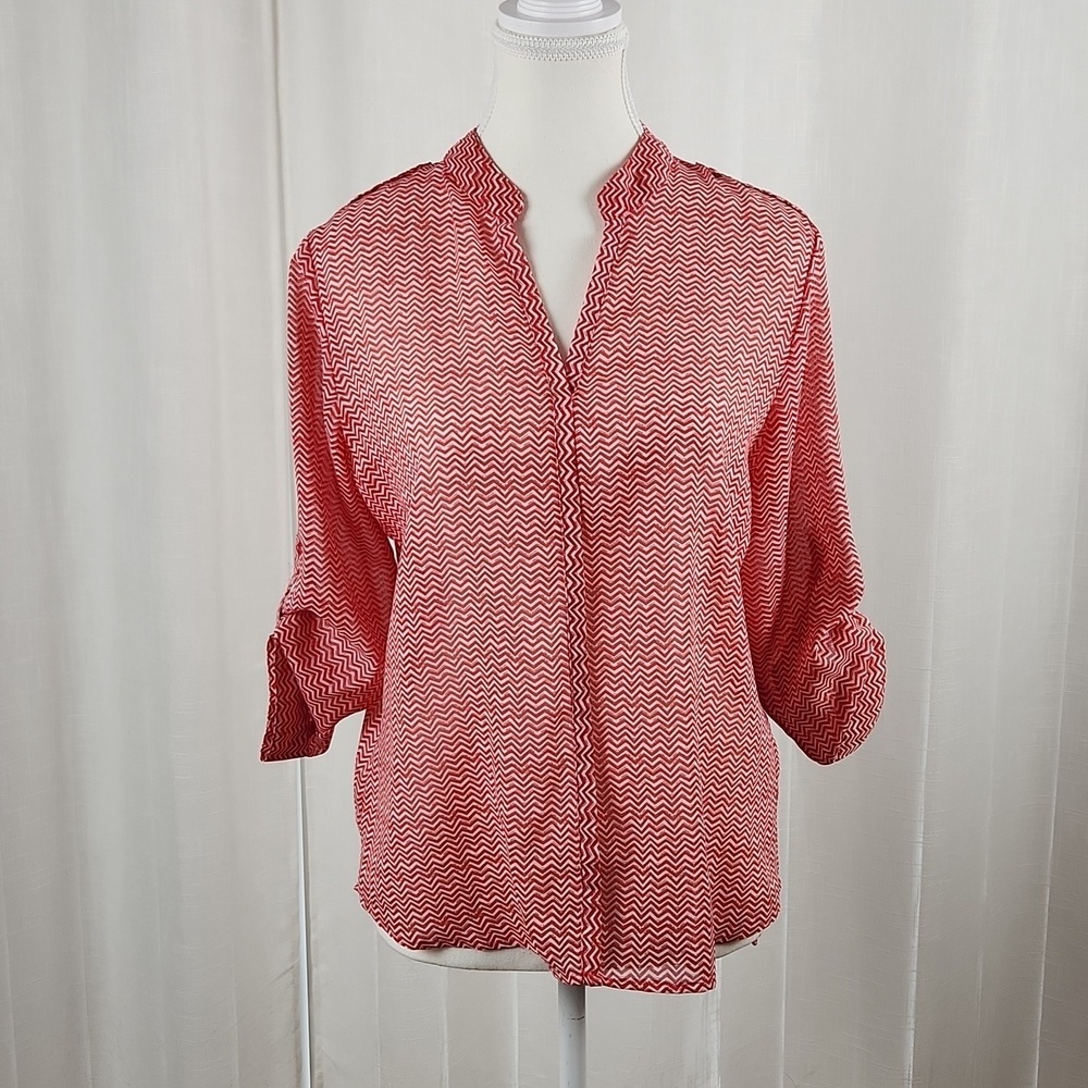 Womens pink blouse size small